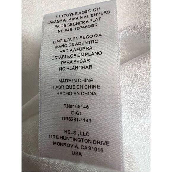 Helsi Women's Black White Floral Gigi Strapless Mini Cocktail Dress Large NWOT - Picture 9 of 9